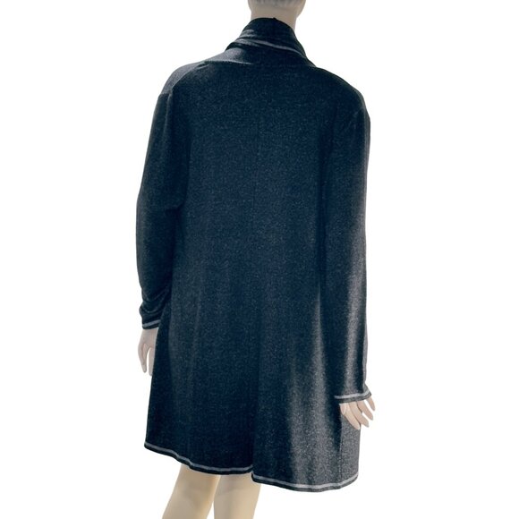 SOFT SURROUNDINGS Women’s Kimono Top Shawl collar Long Sleeve Size L - Picture 3 of 9